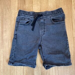 OLD NAVY Black Denim Stone Washed Boys Shorts Size L (20-12)